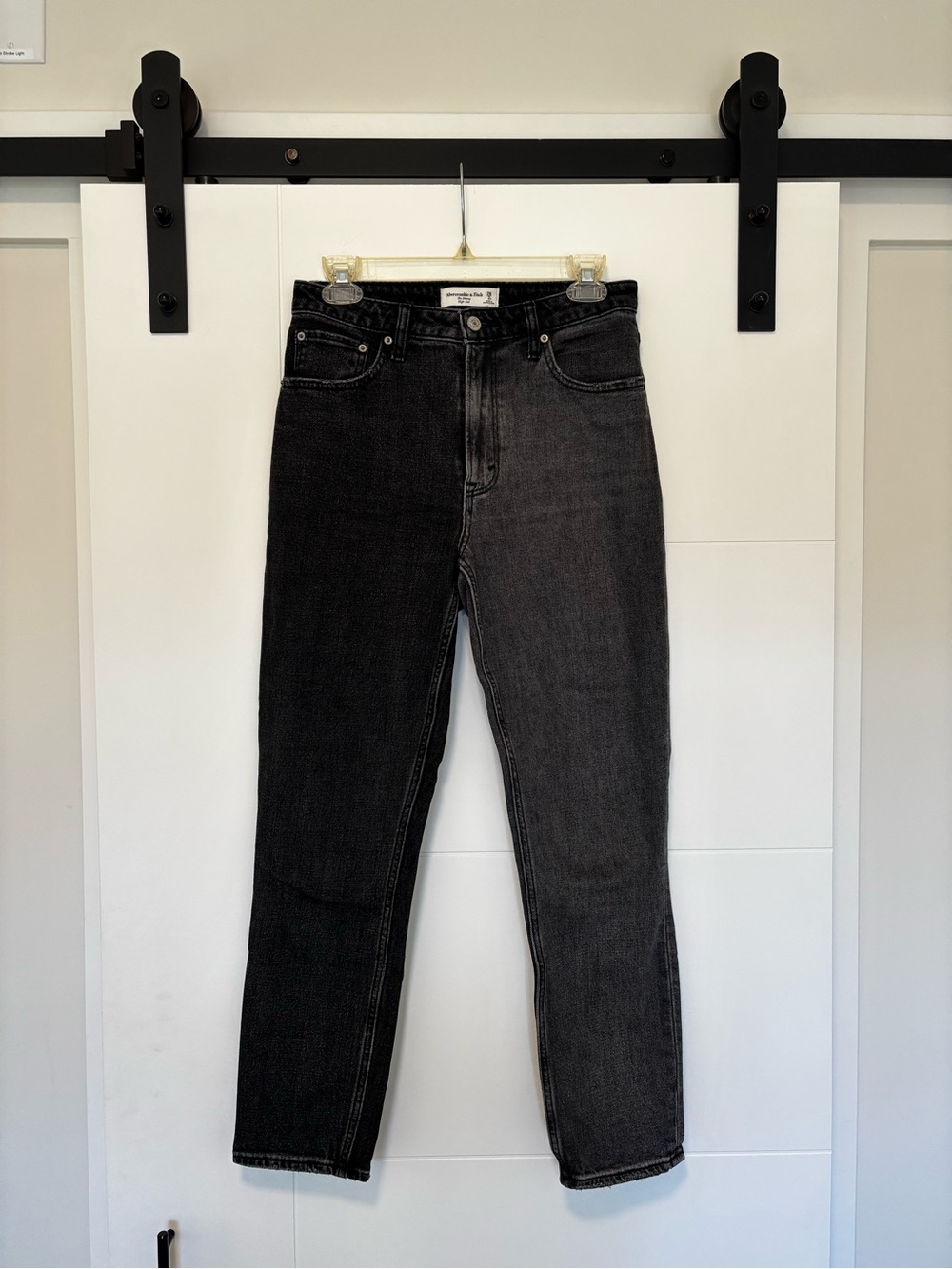 Abercrombie & Fitch Two-Tone Black and Gray Skinny Jeans